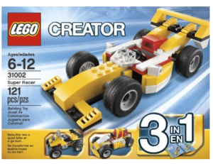 LEGO Creator Super Racer (3-in-1 Set) for $9.99