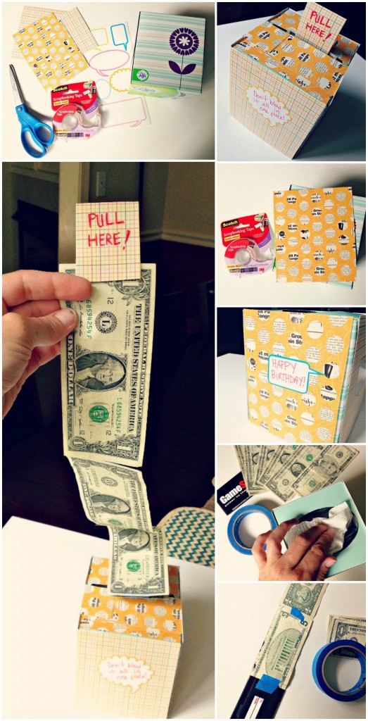 kleenex cash box Collage