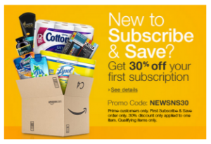 Amazon Subscribe & Save Coupon Code