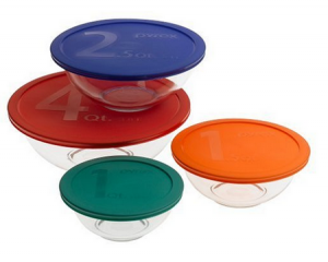 Pyrex 8-Piece Glass Bowls