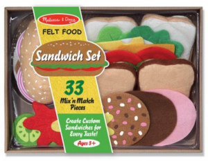Melissa Doug Felt Food Sandwich Set