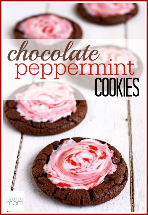 The perfect combination...chocolate and peppermint. This chocolate peppermint cookies recipe is bound to be a hit for the upcoming holidays. Don't let it's prettiness fool you...they are also super easy to make. BONUS...it also freezes really well.