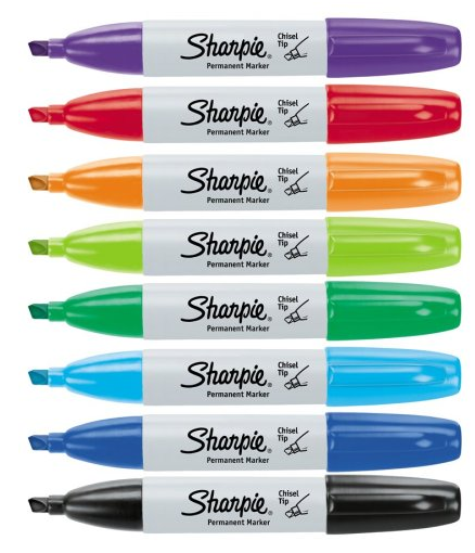 Sharpie Chisel Markers