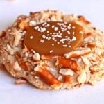 Salted Caramel Pretzel Cookie Recipe. The name says it all. Salted Caramel. Pretzel. Cookie. Let's just say, this cookie has solved many world issues. I promise...this cookie will change your life.