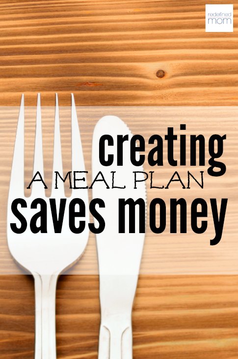 creating a meal plan saves money