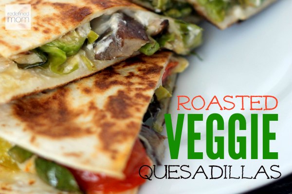 This Roasted Veggie Quesadilla Recipe is a perfect summer meal. Put it together in minutes if you prepare the veggies beforehand in the oven or grill.