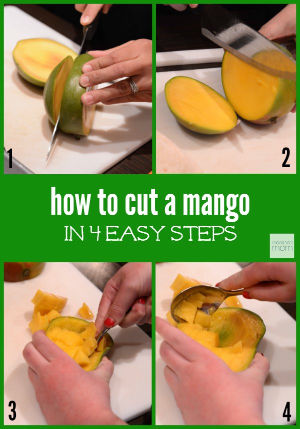 How to Cut a Mango in Four Easy Steps