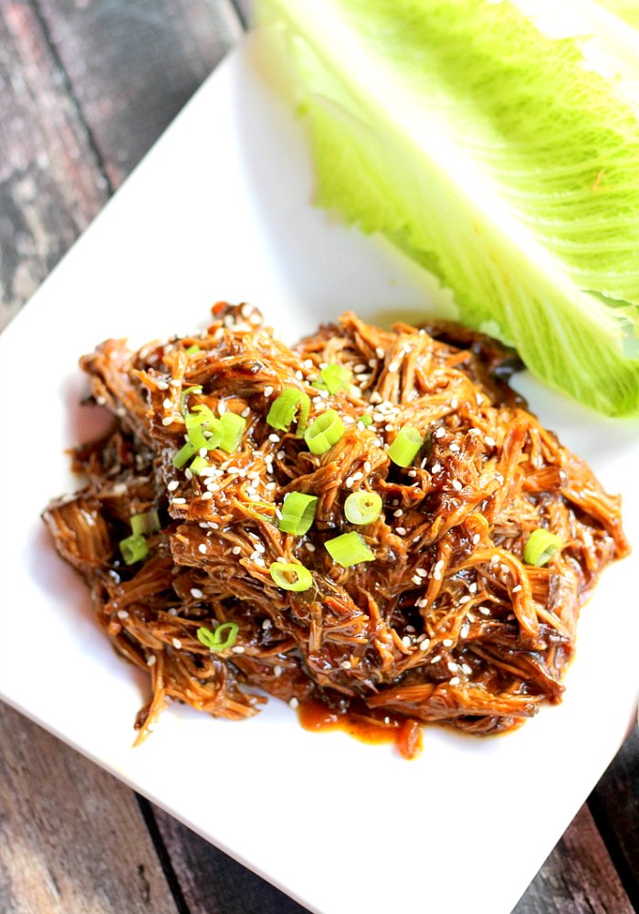 This Slow Cooker Beef Teriyaki Lettuce Cups Recipe is low-carb and can easily be adjusted for special diets. Even better, it's made in the slow cooker!! Get your Asian Food Fix with limited time of effort!! 