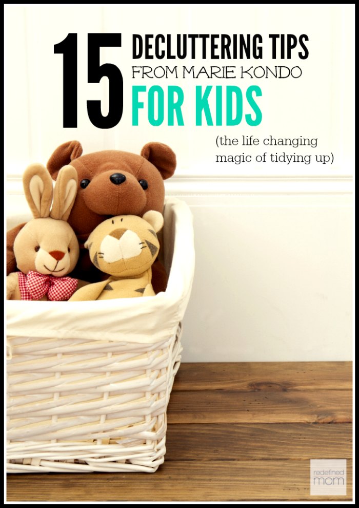 Ready to make decluttering a family affair? Here are 15 Ways to Eliminate Kid's Clutter from Marie Kondo.