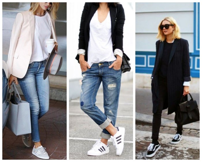 Move over ballet flats and flip-flops - Street Style Sneakers For the Modern Mom are the new "it" shoe. Here's how to wear them so you look hip, not silly when rocking the pick-up line. Fashion Over 35.
