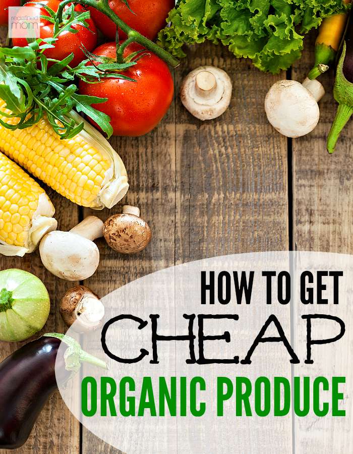 We all know we should be eating more organic produce, but how do you justify the extra cost. Here are five ways on How To Get Cheap Organic Produce so you don't blow your grocery budget.
