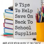 Back-To-School Savings Tips