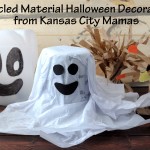 Recycled Material Halloween Decorations
