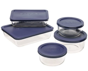 Pyrex Glass Containers 10-PIece Amazon