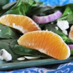 Spring Orange Spicy Spinach Salad