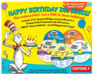 Dr. Seuss Birthday Pack