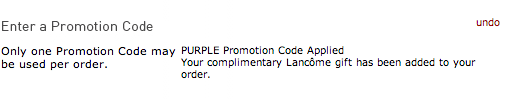 Nordstroms Lancome
