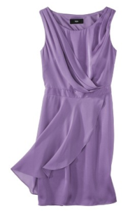 Mossimo Chiffon Draped Dress