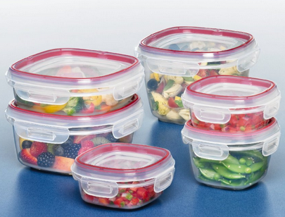 Rubbermaid Lock-its 12-Piece Food Storage Container Set