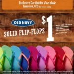 Old Navy | $1.00 Flip Flop Sale Starts Tomorrow (Cardholders Only)