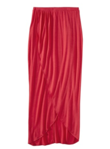 Women Criss Cross Maxi Skirt