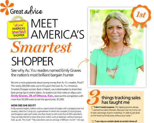 All You Magazine Smartest Shopper