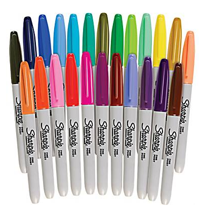 sharpie pens 24 pack