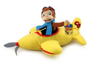 Curious George Airplane Plush