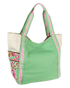 vera bradley color block tote