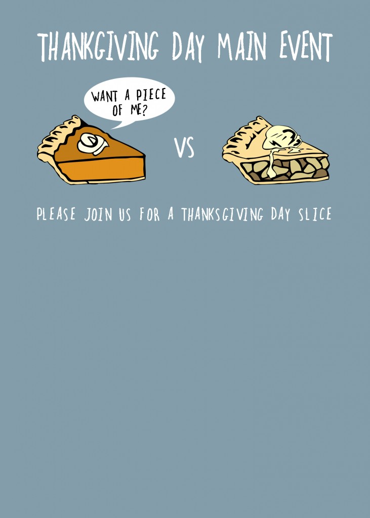 Thanksgiving Day Pie Invite