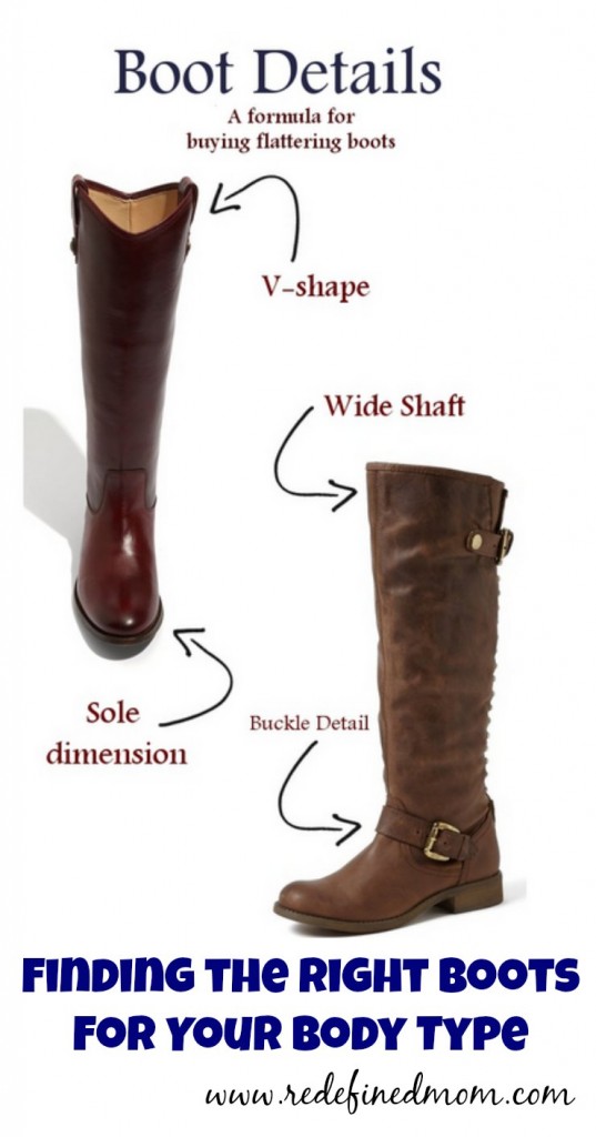 Finding The Right Boots For Your Body Type | RedefinedMom.com