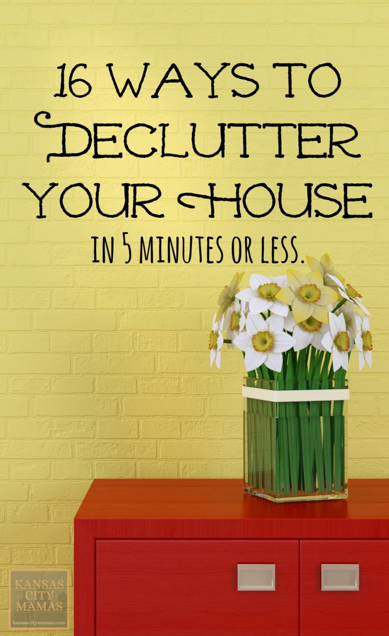 How To Declutter Your House In Five Minutes - 16 Easy Ways