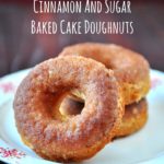 Easy Baked Cake Doughnuts With Cinnamon & Sugar