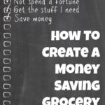 How To Create A Money Saving Grocery List