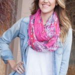 Peony Bloom Infinity Scarf for $9.98 – Shipped {Perfect for Spring}