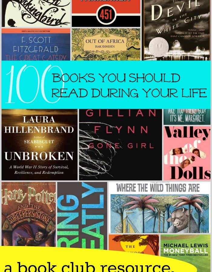 100 Books You Should Read During Your Life | KansasCityMamas.com