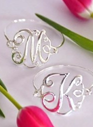 Silver Initial Bracelet 2