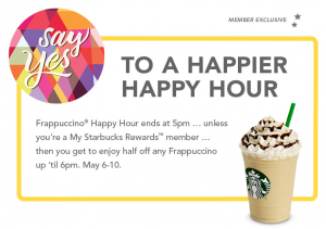 Starbucks Happy Hour 2014