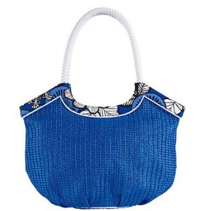 Straw bucket tote