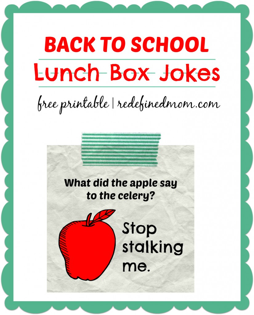 Get your kid pumped up about going back to school with this fun Back To School Lunch Box Jokes Printable!