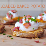 Appetizer Loaded Baked Potato
