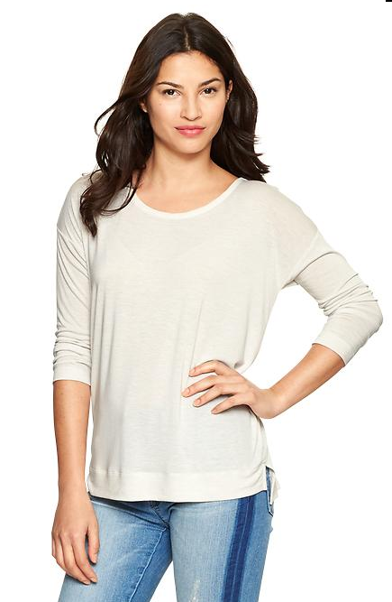 GAP Woven Back Tee