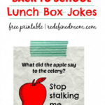 Back to School Lunch Box Jokes Printable