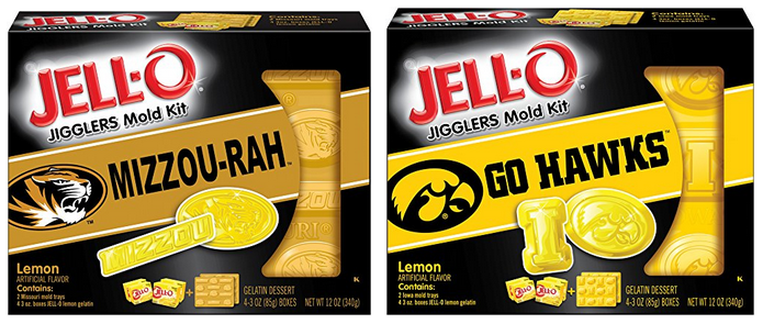 Jell-O College Team Molds