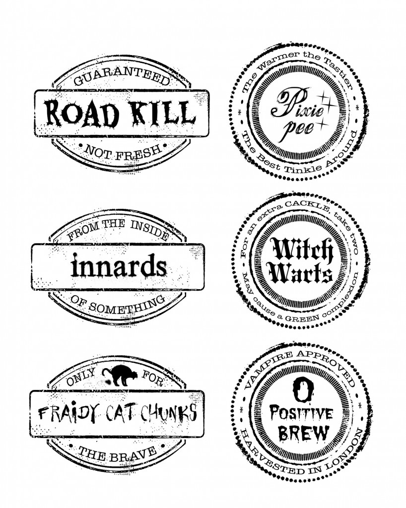 Halloween Food Labels Printable Free The Cake Boutique