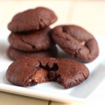 This Chocolate Caramel Cake Cookies Recipe combines the yumminess of chocolate and caramel in to an irresistible cookie. Plus it only has five ingredients and is easy enough that the kiddos can make it BY THEMSELVES.