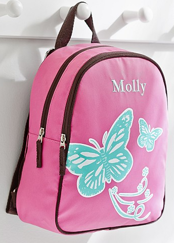 Pink Butterfly Backpack