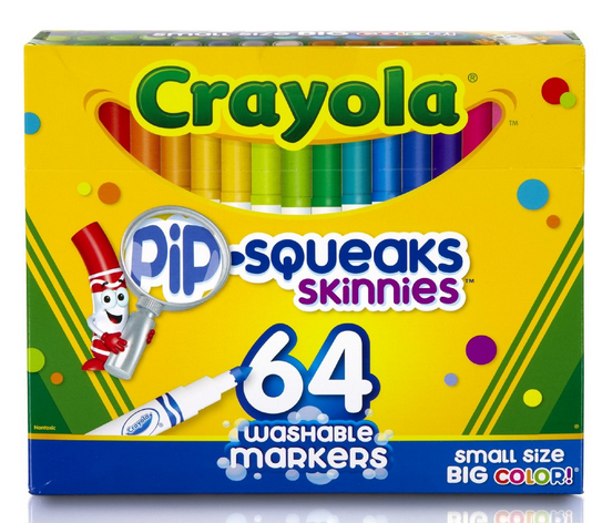 Crayola Pip-Squeaks Skinnies Washable Markers