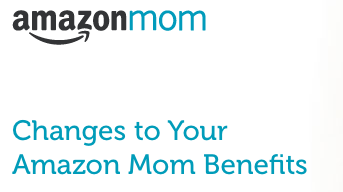 Amazon Mom Program Changes