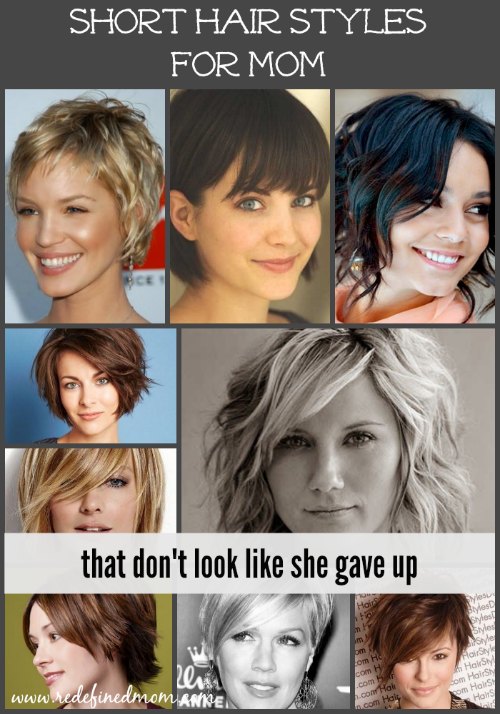 Short Hair Styles For Mom {That Don't Look Like You Gave Up}